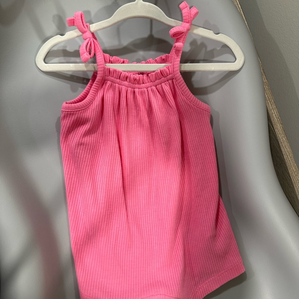Pink Sleeveless Kids Romper